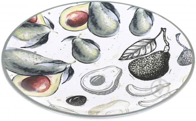 Тарілка обідня Avocado 20 см білий Keramika - фото 2