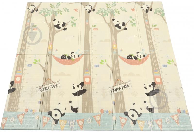 Ігровий килимок Bambinelli Panda 180x200х1 см в сумці - фото 1