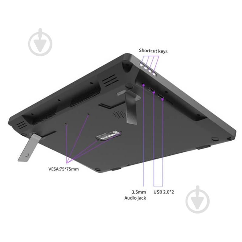 Монитор графический Bosto 15,6" X5 black - фото 5 Монитор графический Bosto 15,6" X5 black - фото 5