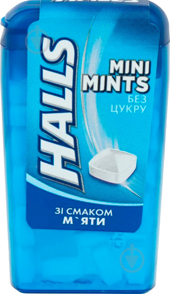 Цукерки Halls Mini Mints зі смаком м'яти - фото 1