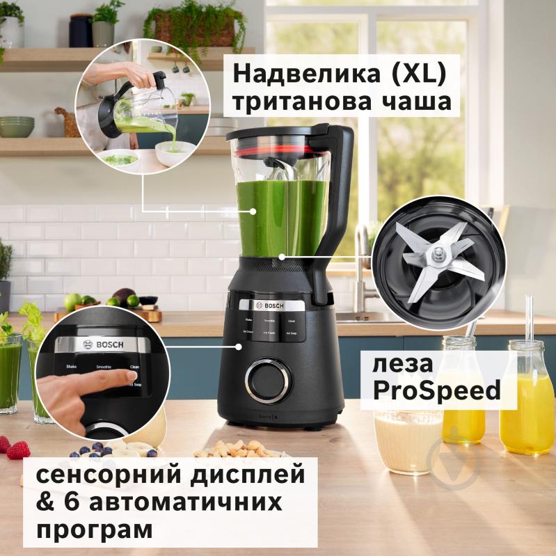 Блендер стаціонарний Bosch MMB6652B - фото 11
