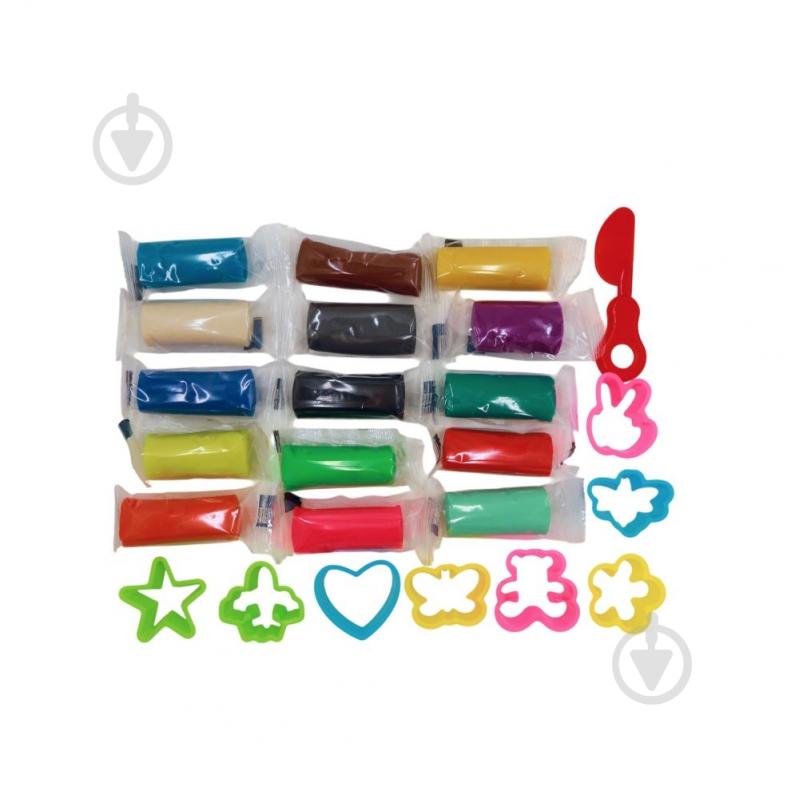 Набір для ліплення CLAY ANYWAY Тісто 15 кольорів TY4470 - фото 2