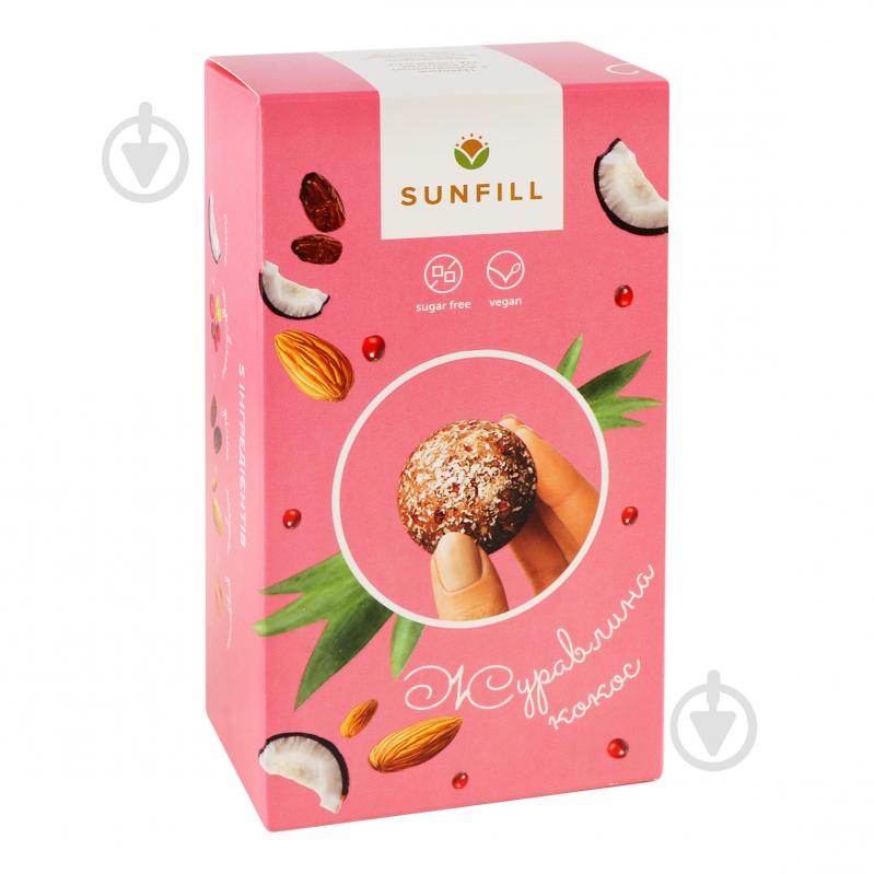 Цукерка Sunfill Клюква-кокос 150 г - фото 2