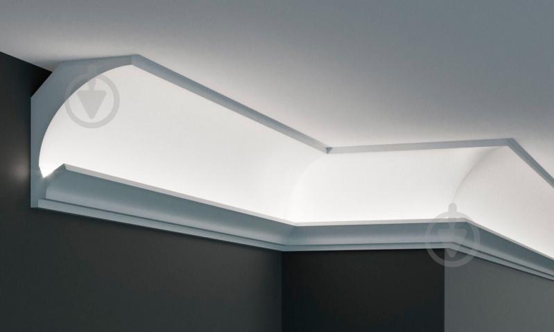 Карниз Tesori KD 201 white 1150x115x90 мм - фото 1