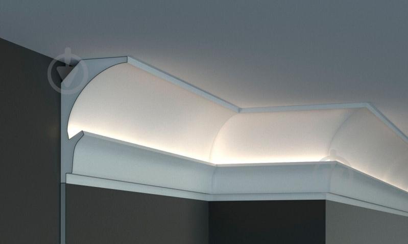 Карниз Tesori KD 202 white 1150x150x90 мм - фото 1
