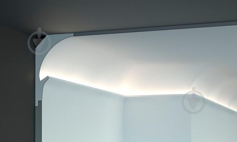 Карниз Tesori KD 202 white 1150x150x90 мм - фото 2