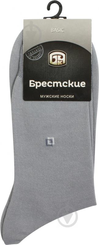 Шкарпетки Брестские Basic 010 р.29 світло-сірий - фото 1