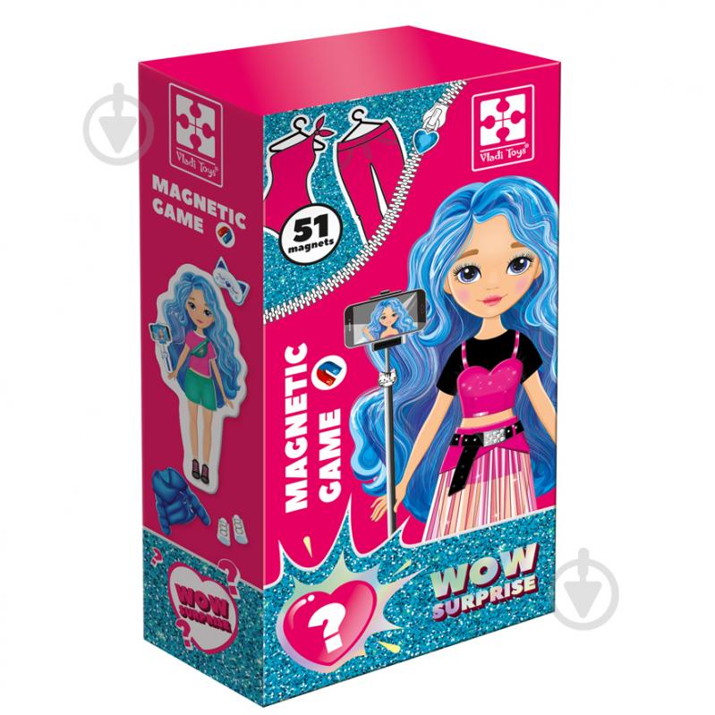 Гра настільна Vladi Toys Магнітна одягалка WOW Surprise Bloger VT3210-12 - фото 1