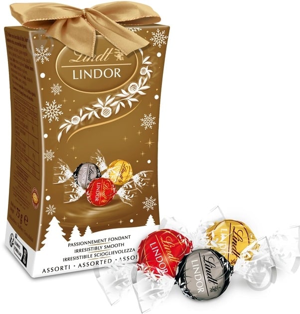 Конфеты LINDT Lindor Ассорти 75 г - фото 2