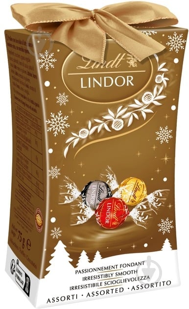 Конфеты LINDT Lindor Ассорти 75 г - фото 1