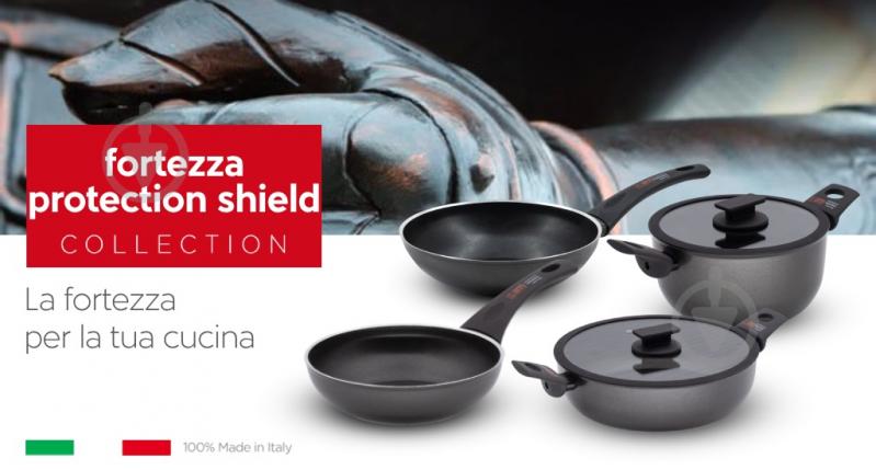 Каструля з кришкою Fortezza Protection Chield 22 см 3.5 л Accademia Mugnano - фото 4