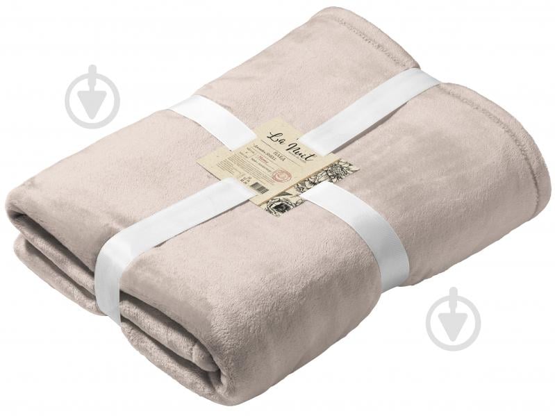 Плед SHELL 160x200 см молочный La Nuit - фото 1 Плед SHELL 160x200 см молочный La Nuit - фото 1