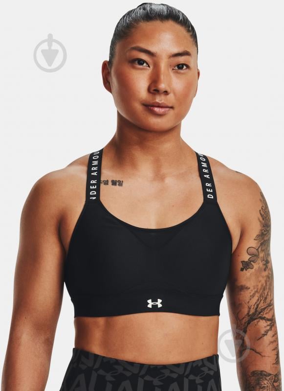 Бра Under Armour INFINITY HIGH BRA 1351994-001 р.L черный - фото 1