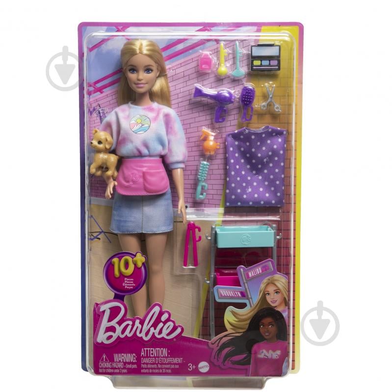 Кукла Barbie Малибу "Стилистка" HNK95 - фото 6