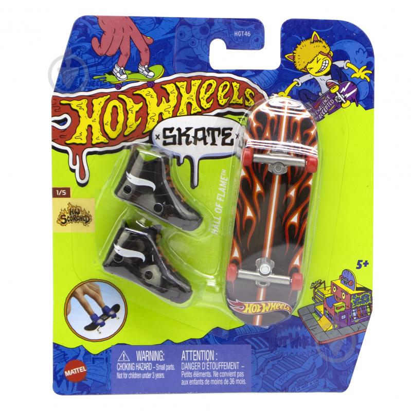 Игровой набор Hot Wheels Скейт и обувь для пальчиков (в асс.) HGT46 - фото 49