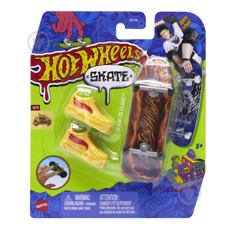 Игровой набор Hot Wheels Скейт и обувь для пальчиков (в асс.) HGT46 - фото 45