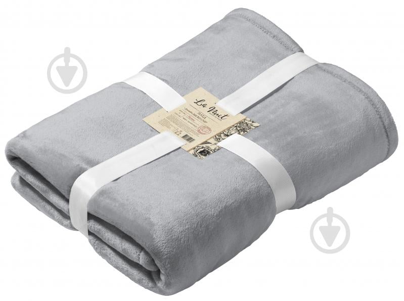 Плед MICRO CHIP 200x220 см серый La Nuit - фото 1