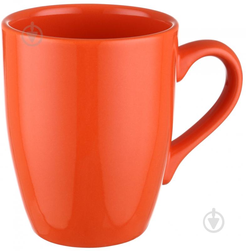 Чашка Keramika Alfa 360 мл оранжевый - фото 1 Чашка Keramika Alfa 360 мл оранжевый - фото 1