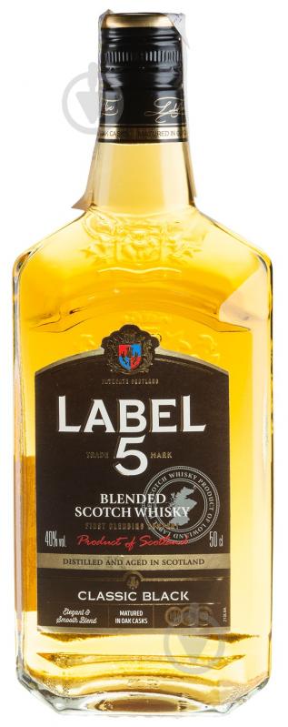 Віскі Label 5 Classic Black 40% 0,5 л - фото 1