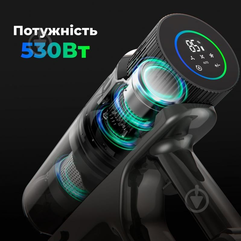 Пылесос аккумуляторный AENO SC2 ASC0002 grey - фото 7
