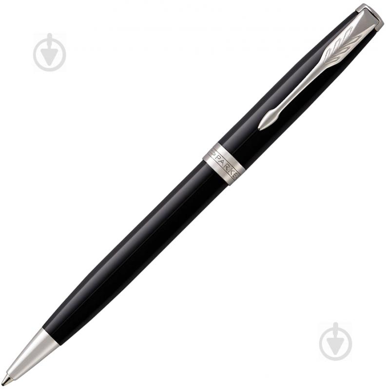 Ручка шариковая Parker Sonnet 17 Black Lacquer CT BP 86 132 - фото 1