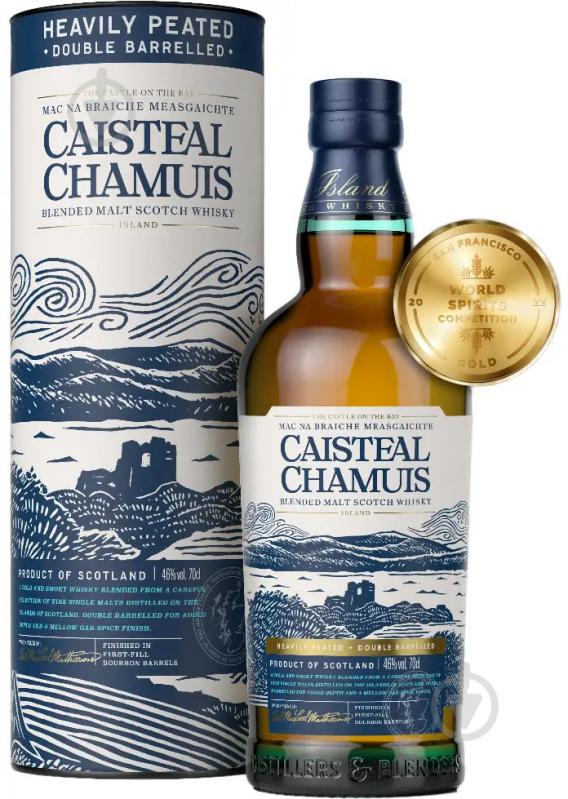 Виски Caisteal Chamius Blended Malt 46% в тубусе 0,7 л - фото 1