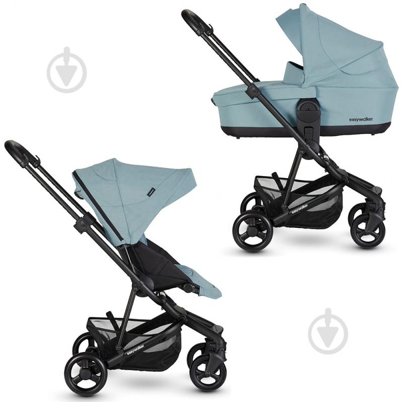 Коляска универсальная Easywalker 2в1 Charley FULL Glacier Blue - фото 1