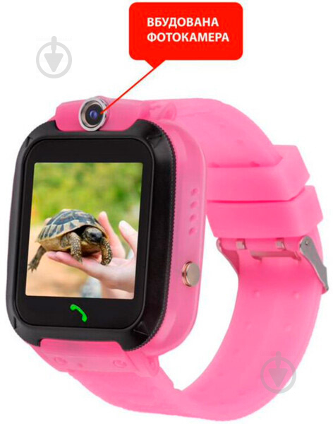 Смарт-годинник AmiGo GO007 FLEXI GPS pink (871498) - фото 4