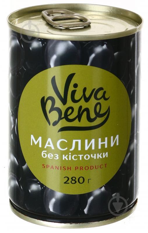 Маслины Viva Bene без косточки 280 г - фото 1