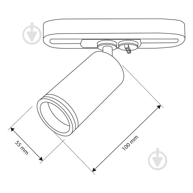 Трековый прожектор LIGHT SET KLEN LSTR 1055 12 Вт белый - фото 3