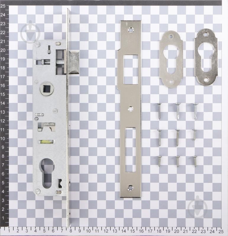 Дверной замок входной Kale 153 w/b без цилиндра никель - фото 3 Дверной замок входной Kale 153 w/b без цилиндра никель - фото 3