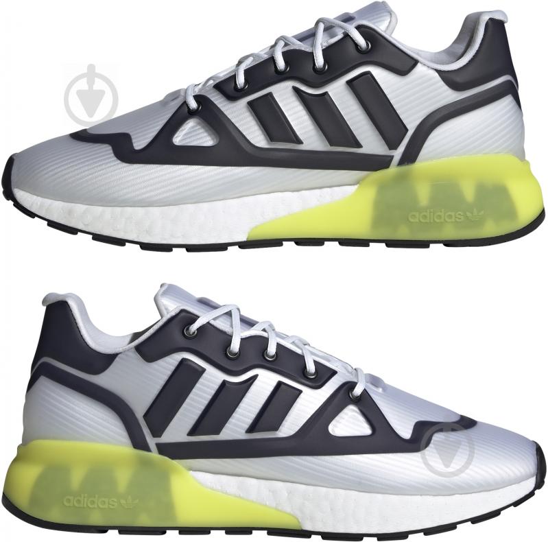 Кросівки чоловічі демісезонні Adidas ZX 2K BOOST FUTURESHELL G55509 р.40 2/3 білі - фото 4