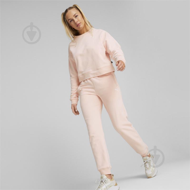 Спортивний костюм Puma LOUNGEWEAR SUIT TR ROSE DUST 67370266 р.M рожевий - фото 3