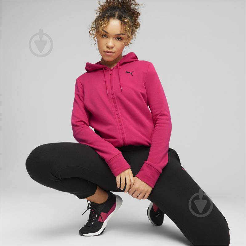 Спортивний костюм Puma CLASSIC HOODED TRACKSUIT TR CL ORCHID SH 67369964 р.S рожевий - фото 3