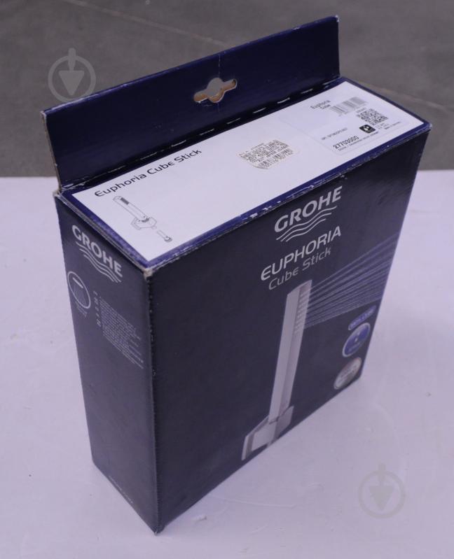 УЦЕНКА! Душевой гарнитур Grohe Euphoria Cube Stick 27703000 (УЦ №42) - фото 5 УЦЕНКА! Душевой гарнитур Grohe Euphoria Cube Stick 27703000 (УЦ №42) - фото 5