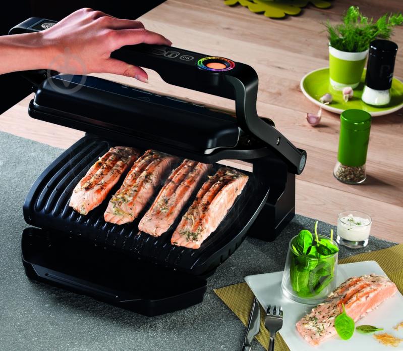 Гриль-барбекю Tefal OptiGrill+ GC712834 - фото 6