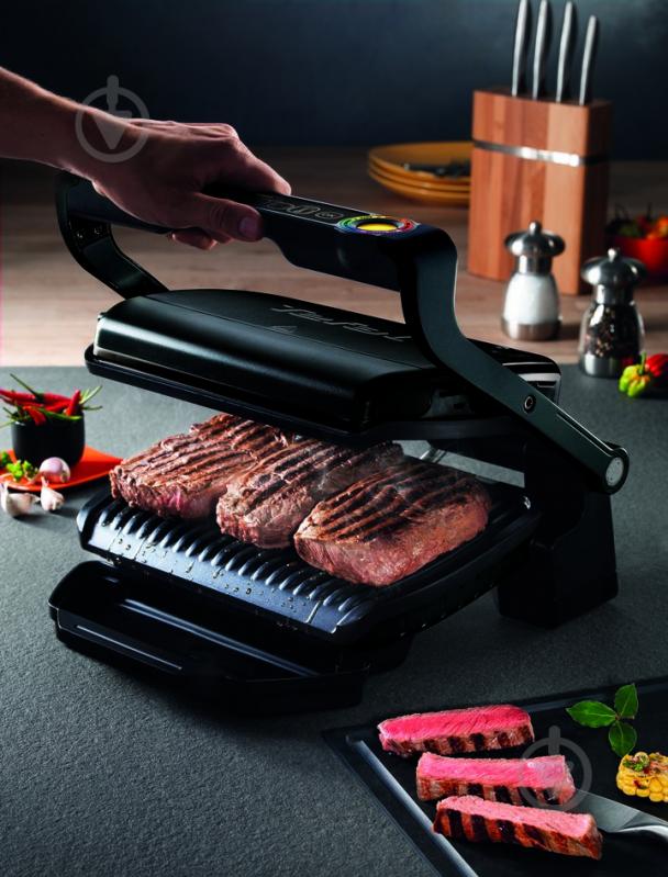 Гриль-барбекю Tefal OptiGrill+ GC712834 - фото 4