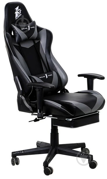 Крісло 1stPlayer FK3 Black-Gray сірий/чорний - фото 5