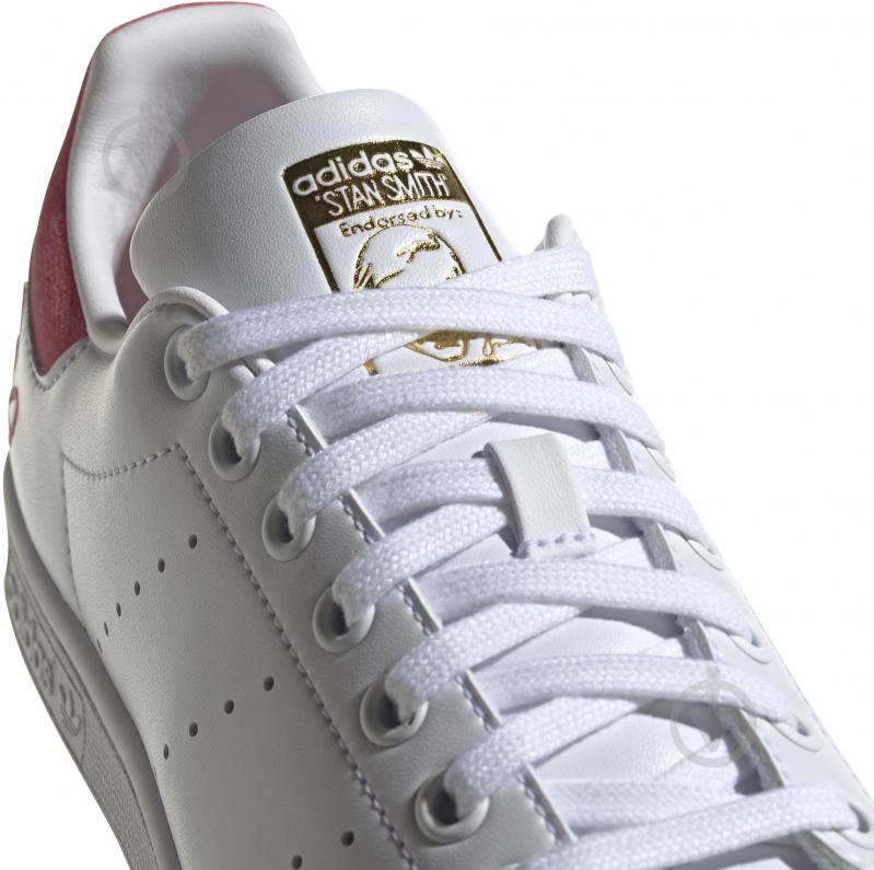 Кроссовки женские демисезонные Adidas STAN SMITH W G55666 р.38 белые - фото 11