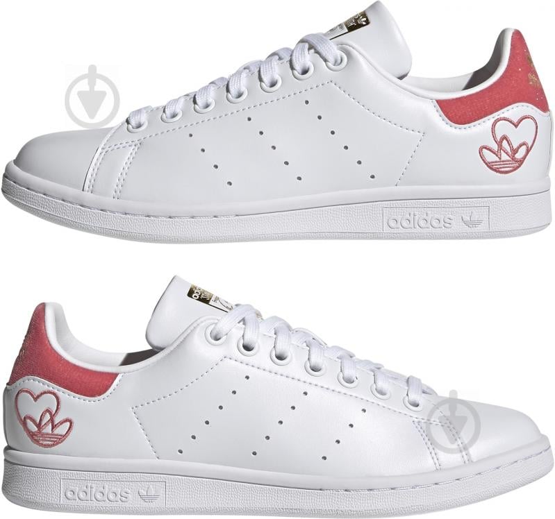 Кроссовки женские демисезонные Adidas STAN SMITH W G55666 р.38 белые - фото 5