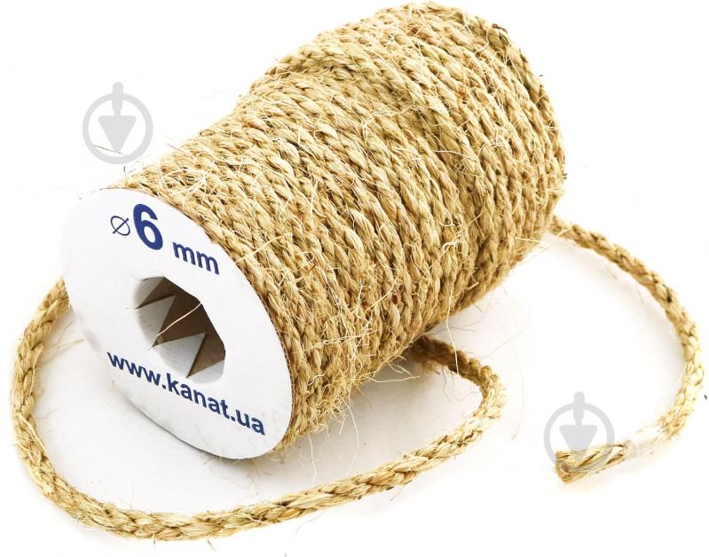 Шнур Радосвіт сизалевый 6 мм - фото 3 Шнур Радосвіт сизалевый 6 мм - фото 3