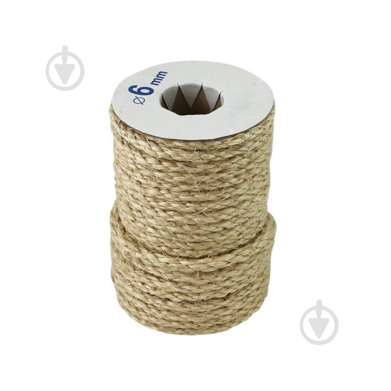 Шнур Радосвіт сизалевый 6 мм - фото 1 Шнур Радосвіт сизалевый 6 мм - фото 1