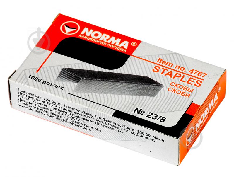 ᐉ Скобы для степлера 23/8 августа 1000 шт 4767 NORMA • Купить в Киеве ...