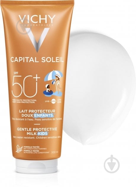 Молочко Vichy сонцезахисне Capital Soleil м'яке для дітей SPF50 300 мл - фото 3