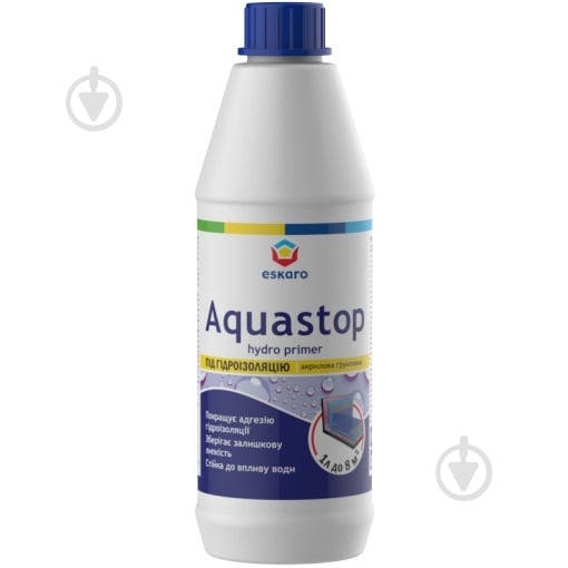 Ґрунтовка глибокопроникна Eskaro Aquastop Hydro Primer 1 л - фото 1