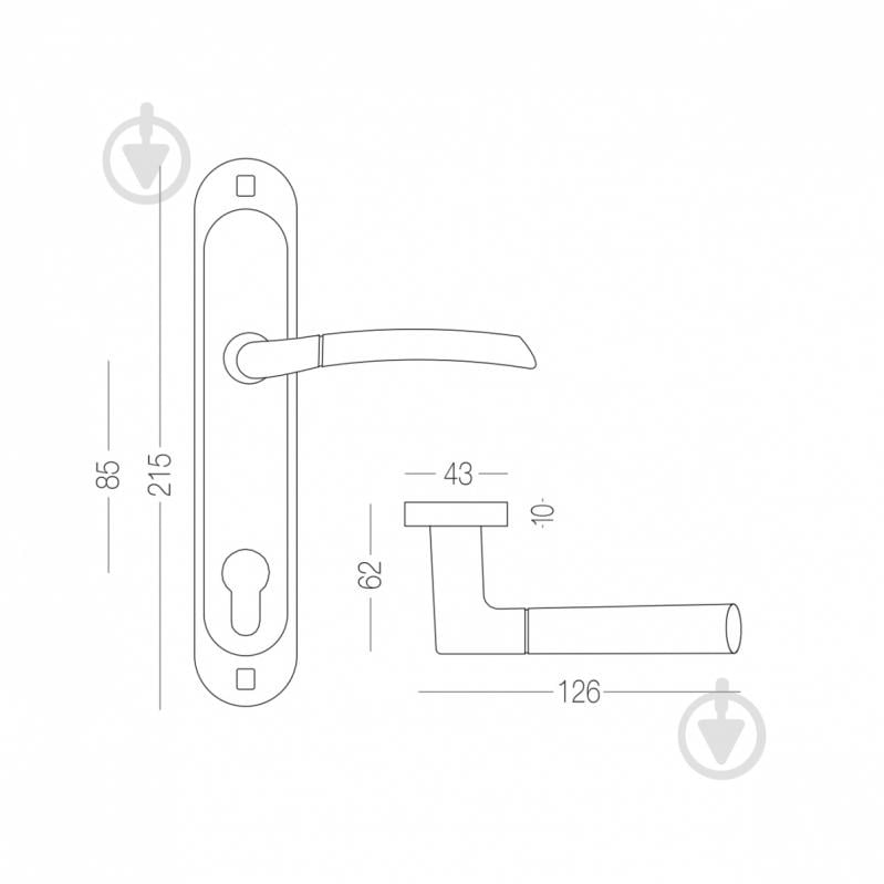 Ручка на планке Linde a-1210-85 85 мм старая бронза - фото 3 Ручка на планке Linde a-1210-85 85 мм старая бронза - фото 3