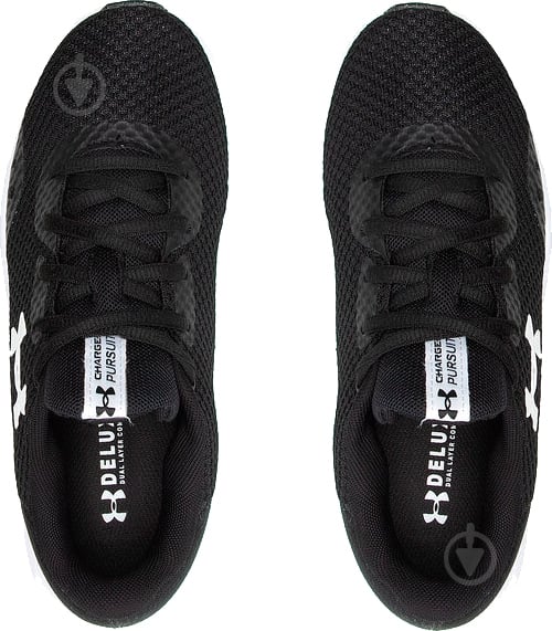 Кроссовки женские демисезонные Under Armour W CHARGED PURSUIT 3 3024889-001 р.41 черно-белые - фото 3