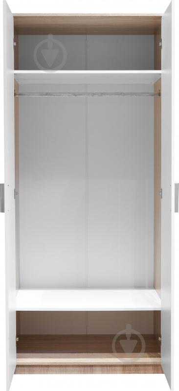 Шкаф Margo Рико 2Д дуб сонома/белый - фото 5