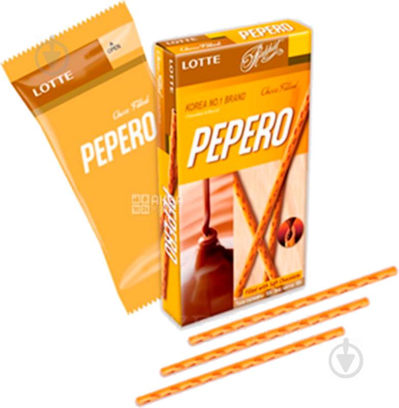 Соломка ЛОТТЕ з шоколадною начинкою 50 г (Pepero Nude) - фото 4