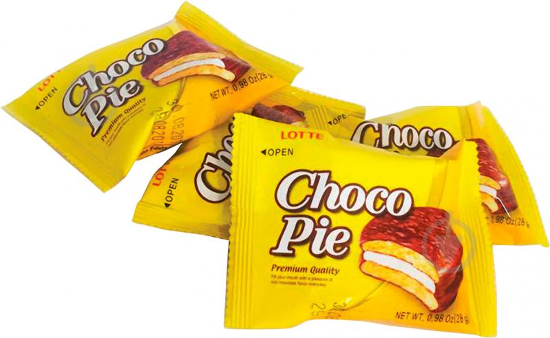 Печиво ЛОТТЕ Печиво ЛОТТЕ Choco Pie banana (22292167) 28 г - фото 1